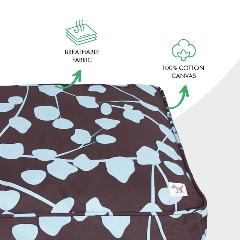 Molly Mutt Huge Dog Bed Cover - Your Hand in Mine Print - Measures 36â€x45â€x5â€™â€™ - 100% Cotton - Durable - Breathable - Sustainable - Machine Washable Dog Bed Cover - Image 4